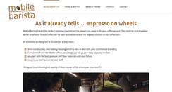 Desktop Screenshot of mobilebarista.com