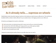 Tablet Screenshot of mobilebarista.com